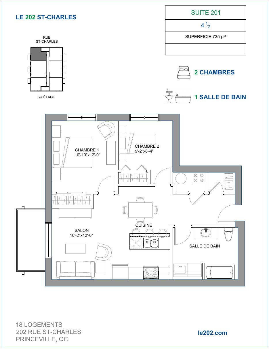 Plan du logement 201
